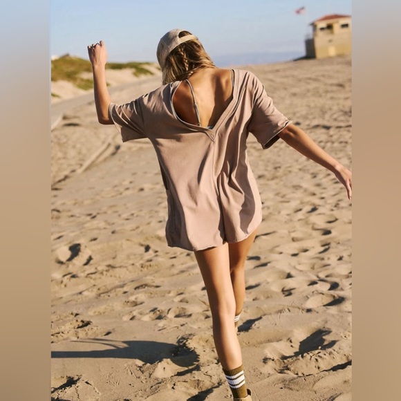 Free People Movement Hot Shot Romper Tee - Picture 4 of 4